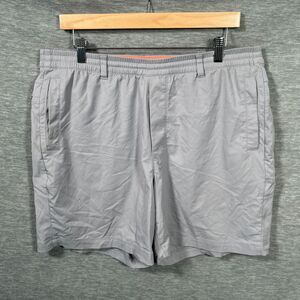 Birddogs Shorts Mens XXL Gray Unlined 7" Inseam Performance Stretch Drawstring